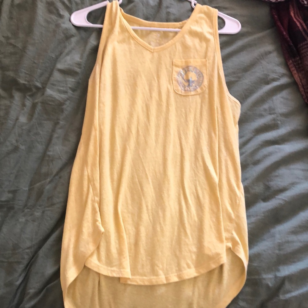 Southern shirt Co yellow tank top
